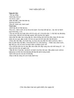 Cách làm một vài món ăn ngon