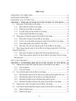 Nghiên cứu, đề xuất các giải pháp tăng cường công tác quản lý các dự án đầu tư xây dựng tại ban quản lý các công trình hạ tầng huyện thuận nam, tỉnh ninh thuận 