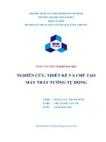 Luận văn tốt nghiệp máy trát vữa tường full