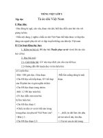 Giáo án Tiếng việt 5 tuần 30 bài: Tà áo dài Việt Nam