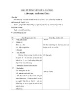 Giáo án Tiếng việt 5 tuần 34 bài: Lớp học trên đường chọn lọc