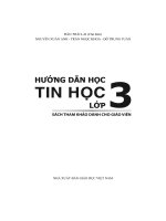HUONG DAN HOC TIN HOC LOP 3 SGV