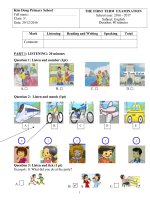 DE THI MON TIENG ANH 5 HK i 2016 2017