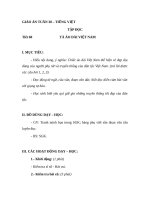 Giáo án Tiếng việt 5 tuần 30 bài: Tà áo dài Việt Nam