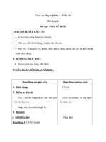 Giáo án Tiếng việt 5 tuần 32 bài Nhà vô địch