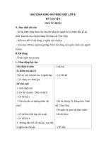 Giáo án Tiếng việt 5 tuần 32 bài Nhà vô địch