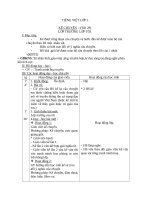 Giáo án Tiếng việt 5 tuần 29 bài: Lớp trưởng lớp tôi