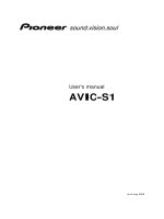 AVIC s1 english manual part1 