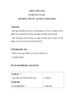 Giáo án Tiếng việt 5 tuần 34 bài: Mở rộng vốn từ quyền và bổn phận