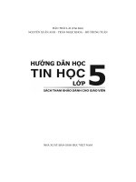 HUONG DAN HOC TIN HOC LOP 5 SGV