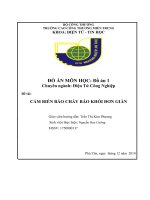 Đồ án mạch cảm biến báo cháy báo khói đơn giản
