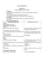 Giáo án Tiếng việt 5 tuần 1 bài: Cấu tạo bài văn tả cảnh