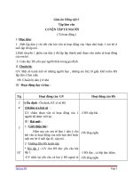 Giáo án Tiếng Việt 5 tuần 15 bài: Kể chuyệnTập làm vănLuyện tập tả người (Tả hoạt động)