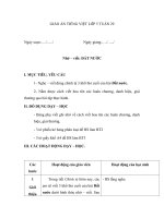 Giáo án Tiếng việt 5 tuần 29 bài: Đất nước