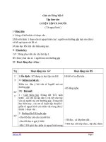 Giáo án Tiếng Việt 5 tuần 13 bài: Tập làm vănLuyện tập tả người (Tả ngoại hình)