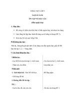 Giáo án Tiếng việt 5 tuần 33 bài: Ôn tập về dấu câu: Dấu ngoặc kép