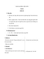 Giáo án Tiếng việt 5 tuần 31 bài: Tập đọc  Bầm ơi