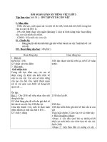 Giáo án Tiếng việt 5 tuần 30 bài Ôn tập về tả con vật