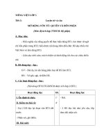 Giáo án Tiếng việt 5 tuần 34 bài: Mở rộng vốn từ quyền và bổn phận