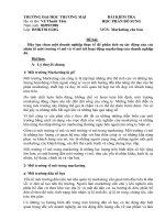 Hãy lựa chọn một doanh nghiệp thực tế để phân tích sự tác động của các nhân tố môi trường vĩ mô và vi mô tới hoạt động marketing của Công ty Minh Thảo