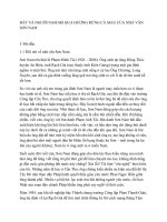 ĐẤT VÀ NGƯỜI NAM bộ QUA HƯƠNG RỪNG CÀ MAU CỦA SƠN NAM