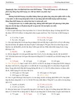 Các phương pháp giải nhanh bài toán  Bài tập về phương pháp bảo toàn khối lượng