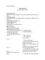 Giáo án Tiếng Việt 5 tuần 7 bài: Tập làm vănLuyện tập tả cảnh