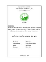 Đánh giá hiện trạng môi trường nước suối khu vực biên giới Tây Bắc tại tỉnh Hà Giang và đề xuất công nghệ xử lý bằng vật liệu lọc Đa năng Zeolit – Diatomit (Khóa luận tốt nghiệp)