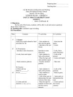 giao an tieng anh 4 unit 15a 16a 17