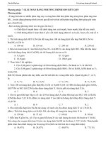 Các phương pháp giải nhanh bài toán  Phương pháp giải toán bằng phương trình ion rút gọn có đáp án.