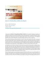 Quản trị thương hiệu cá nhân và công ty