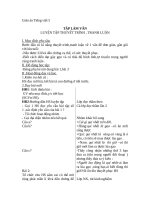 Giáo án Tiếng Việt 5 tuần 9 bài: Tập làm vănLuyện tập thuyết minh, tranh luận