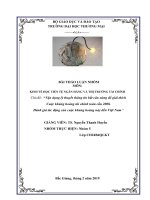 Bài thảo luận nhóm 5- Cuộc khủng hoảng tài chính toàn cầu 2008- Tâm