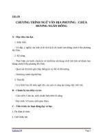 Giáo án Ngữ văn 6 bài 33: Chương trình địa phương