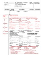 KT HK 2 TIENG ANH 7 2019