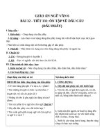 Giáo án Ngữ văn 6 bài 32: Ôn tập về dấu câu (dấu phẩy)