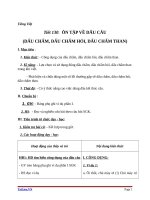 Giáo án Ngữ văn 6 bài 32: Ôn tập về dấu câu (dấu phẩy)