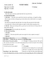 Giáo án Ngữ văn 6 bài 21: Vượt thác