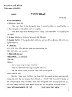 Giáo án Ngữ văn 6 bài 21: Vượt thác