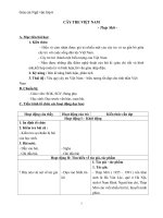 Giáo án Ngữ văn 6 bài 26: Cây tre Việt Nam