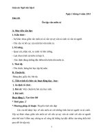 Giáo án Ngữ văn 6 bài 28: Ôn tập văn miêu tả