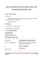 Giáo án Ngữ văn 6 bài 31: Trả bài tập làm văn số 7