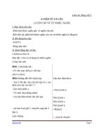 Giáo án Tiếng Việt 5 tuần 7 bài: Luyện từ và câuLuyện tập về từ nhiều nghĩa