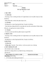 Giáo án Ngữ văn 6 bài 28: Ôn tập truyện và kí