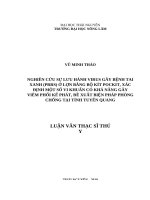Nghiên cứu sự lưu hành virus gây bệnh tai xanh (PRRS) ở lợn bằng bộ kít POCKIT, xác định một số vi khuẩn có khả năng gây viêm phổi kế phát, đề xuất biện pháp phòng chống tại tỉnh tuyên quang 