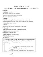 Giáo án Ngữ văn 6 bài 32: Tổng kết phần Tập làm văn