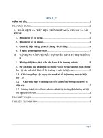 Phép biện chứng giữa cái chung và cái riêng vận dụng vào xây dựng nền kinh tế thị trường ở Việt Nam