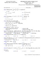 toanmath com   đề khảo sát toán 11 lần 3 năm 2018 – 2019 trường lý nhân tông – bắc ninh 