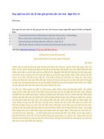 Suy nghĩ của anh chị về việc giữ gìn bản sắc văn hoá