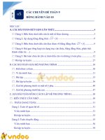 chuyen de toan lop 9 on thi vao lop 10 